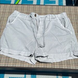Light Gray Casual Shorts
